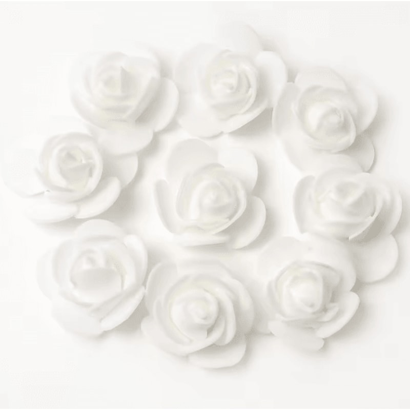 Mini Artificial Rose Flower Heads For Wedding Party Decorations 5