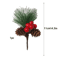 Artificial Pine Branch With Red Holly Berries Christmas Decoration 7