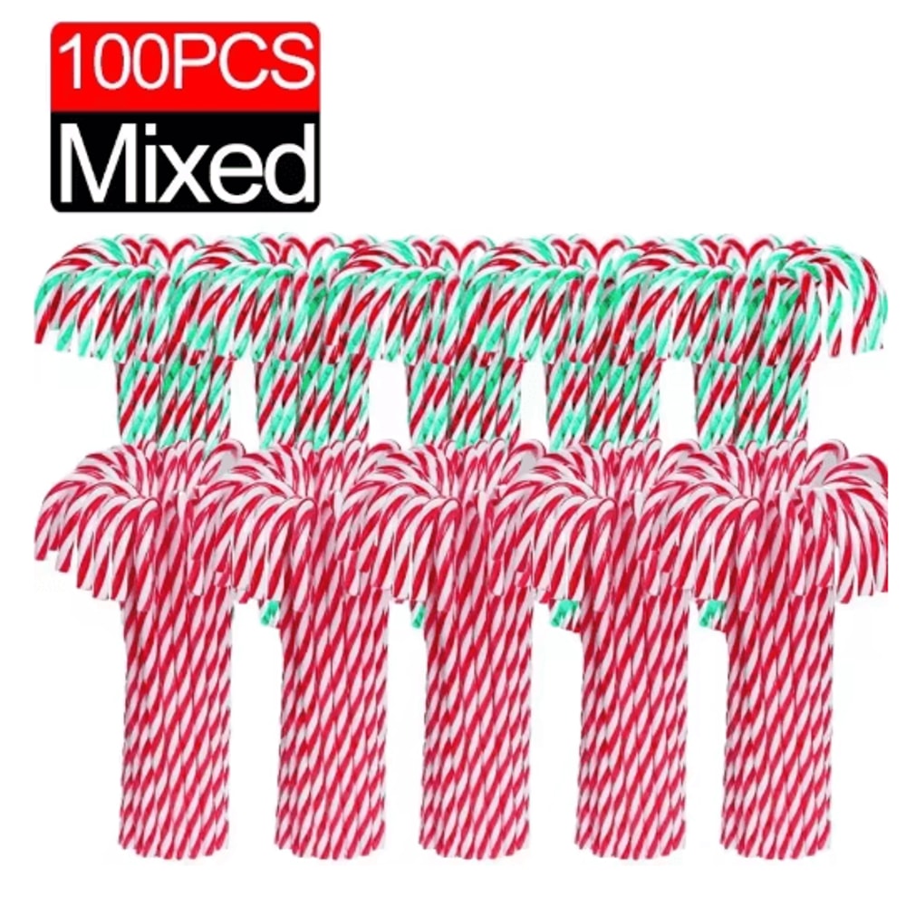 Classic Candy Cane Christmas Tree Hanging Ornament Set 1