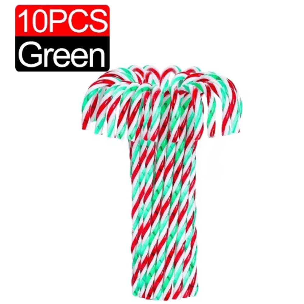 Classic Candy Cane Christmas Tree Hanging Ornament Set 12