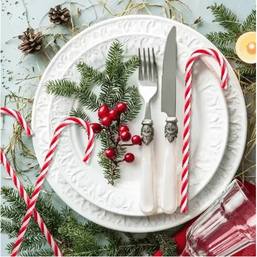 Classic Candy Cane Christmas Tree Hanging Ornament Set 15