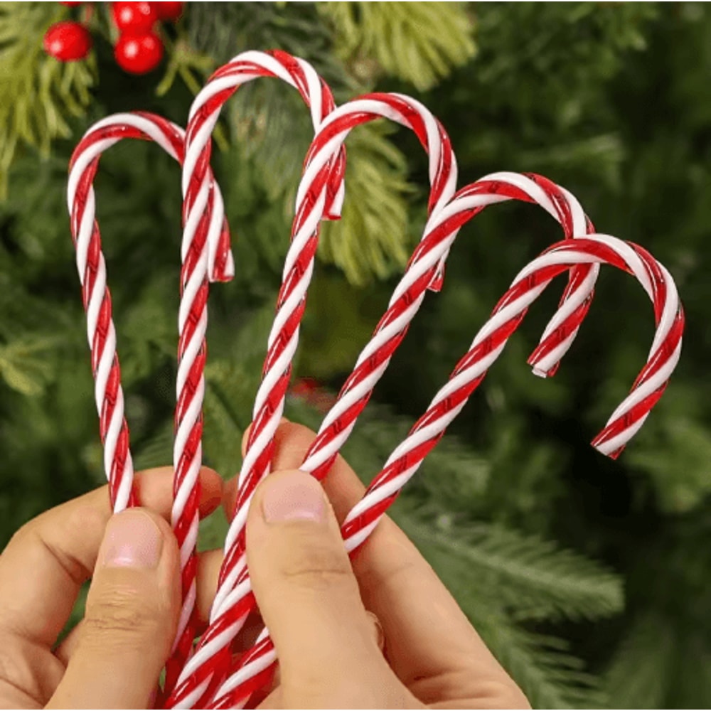 Classic Candy Cane Christmas Tree Hanging Ornament Set 18