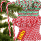 Classic Candy Cane Christmas Tree Hanging Ornament Set 0