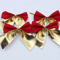 Mini Red Gold Christmas Bow Ornaments For Tree Gift Decor 1
