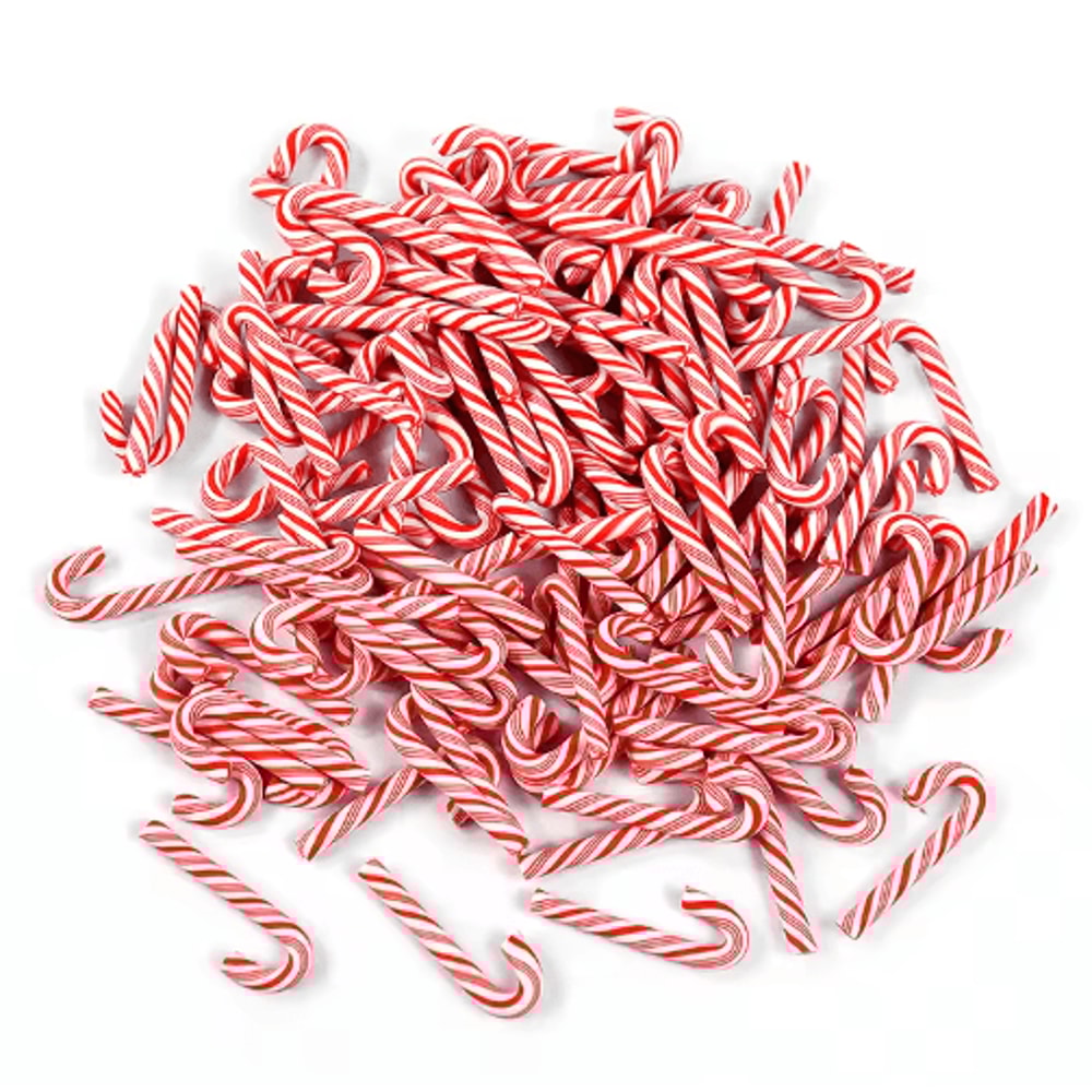 Mini Resin Candy Cane Ornaments For Christmas Tree DIY Crafts 3