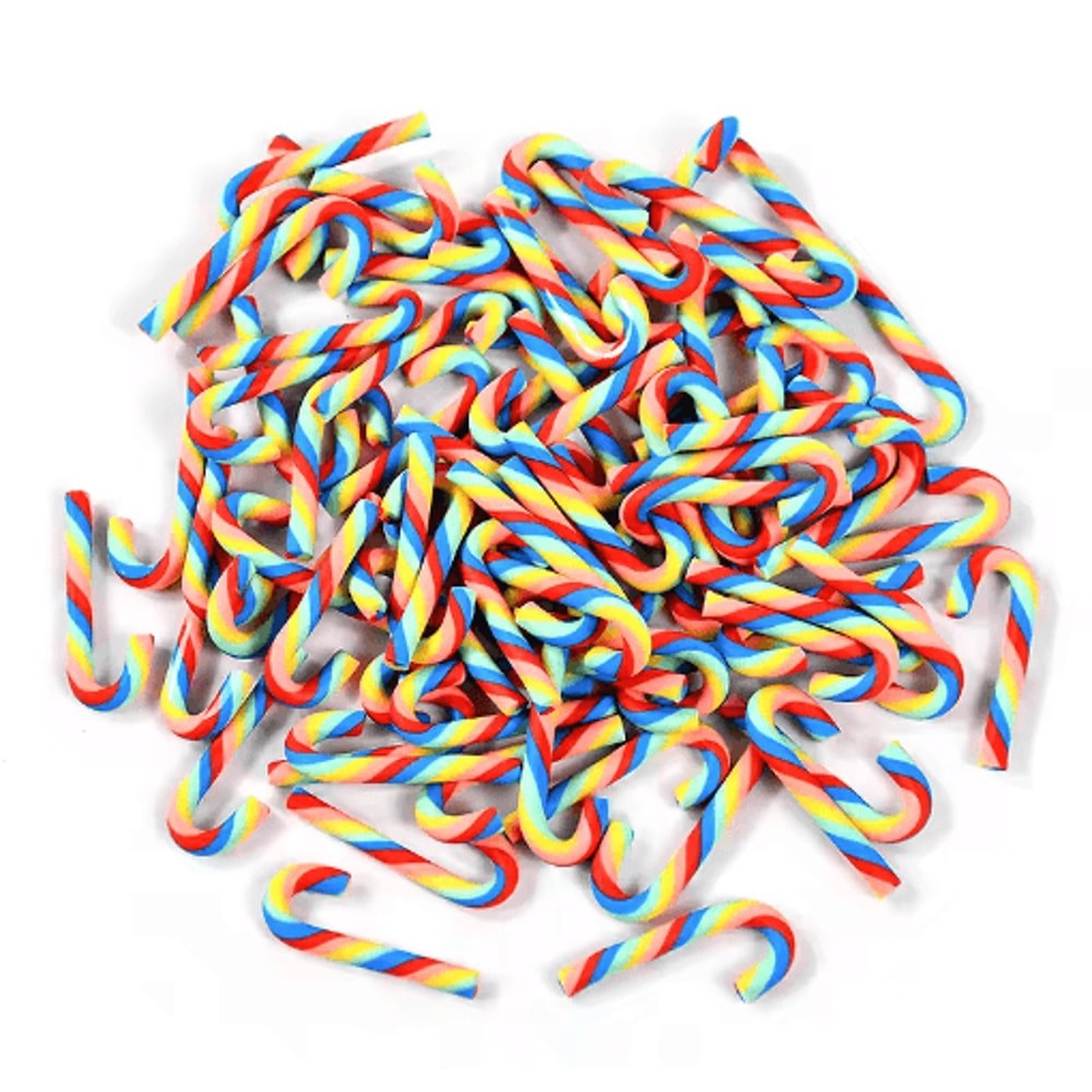 Mini Resin Candy Cane Ornaments For Christmas Tree DIY Crafts 4