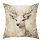 Festive Christmas Pillow Cover With Santa Claus Reindeer Design 3