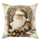 Festive Christmas Pillow Cover With Santa Claus Reindeer Design 4