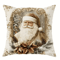 Festive Christmas Pillow Cover With Santa Claus Reindeer Design 4