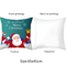 Festive Christmas Pillow Cover With Santa Claus Reindeer Design 6