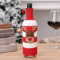 Santa Snowman Christmas Wine Bottle Cover Set 1
