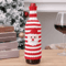 Santa Snowman Christmas Wine Bottle Cover Set 2
