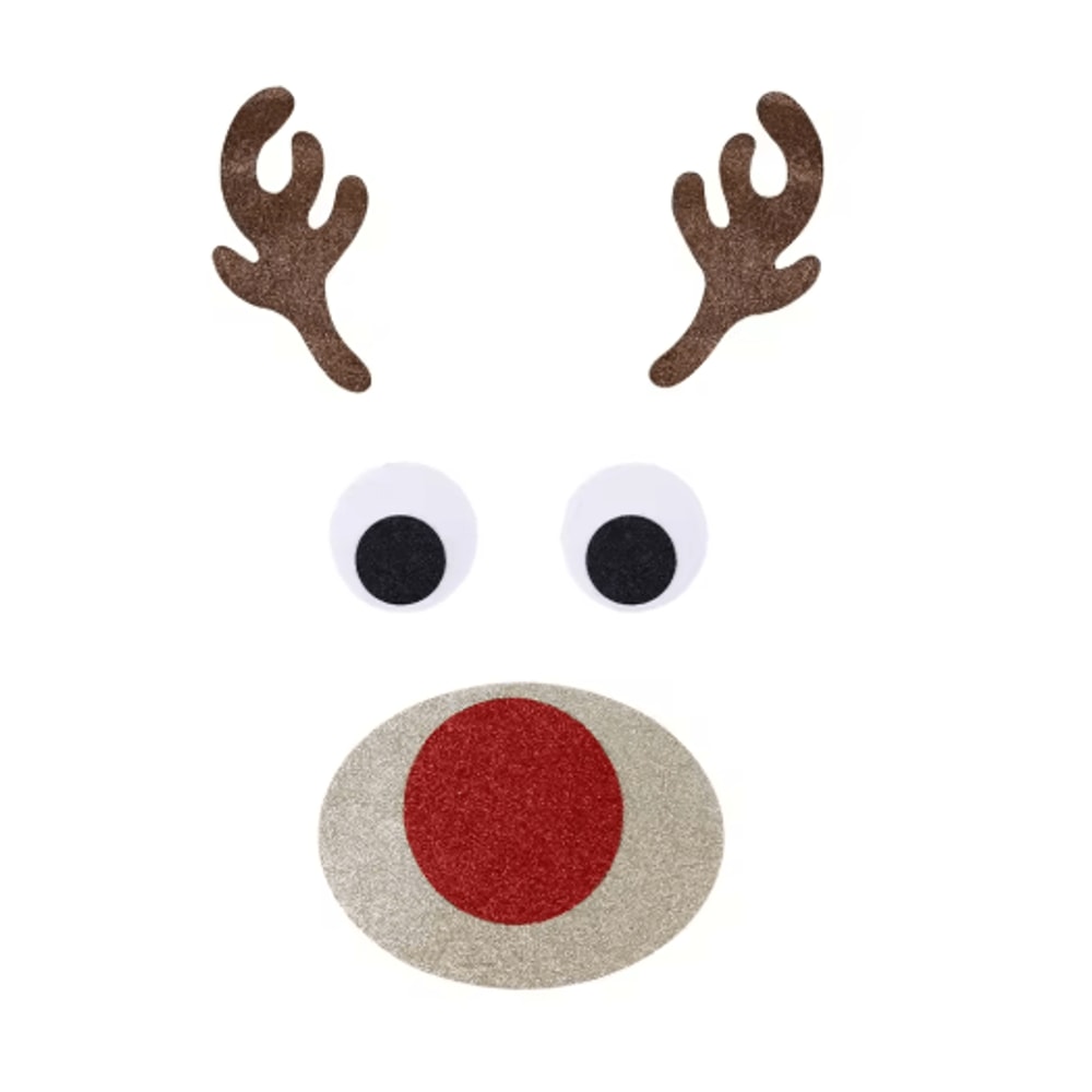 Festive Christmas Felt Window Door Sticker Decorations 1