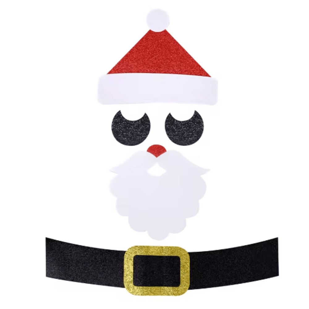 Festive Christmas Felt Window Door Sticker Decorations 2