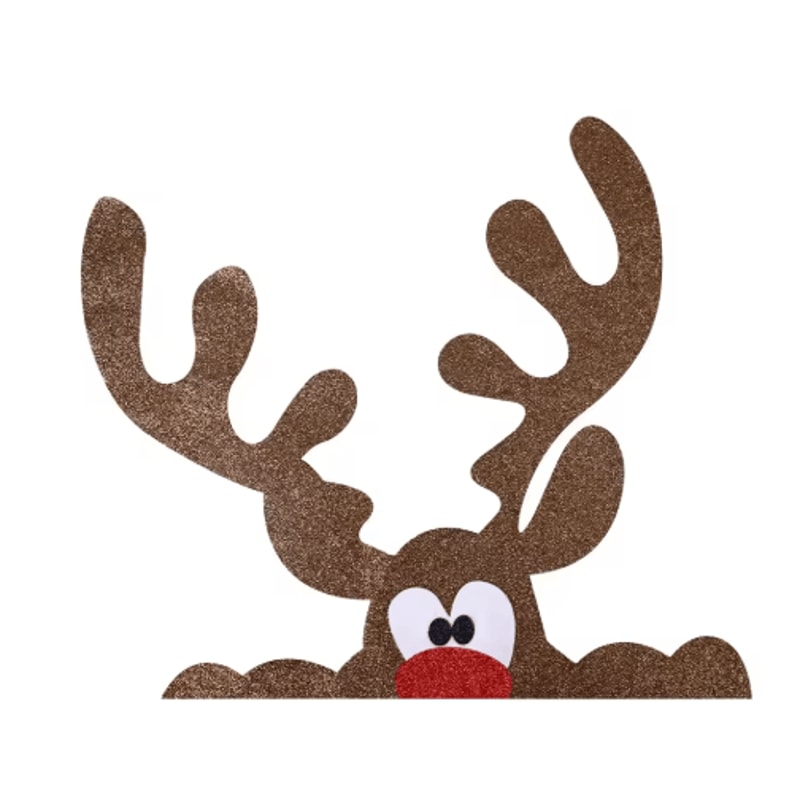 Festive Christmas Felt Window Door Sticker Decorations 4