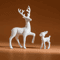 Cute Mother Deer Fawn Figurine Decor Set 2PCS 0