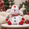 Cute Santa Snowman Reindeer Plush Christmas Tree Ornaments 2