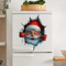 Festive Santa Claus Christmas Wall Sticker For Home Decor 6