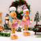 Retractable Leg Gingerbread Man Christmas Decoration Doll 4