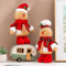 Festive Gingerbread Plush Doll Cute Gingerbread Man Plush Christmas Pillow Toy 5
