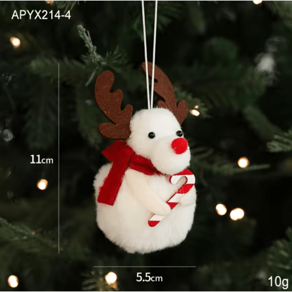 Angel Doll Christmas Tree Ornament Hanging Angel Plush Decoration For Holiday New Year 11
