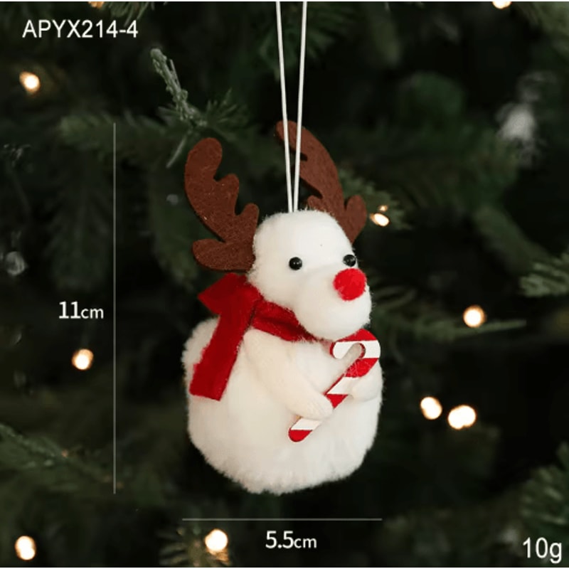 Angel Doll Christmas Tree Ornament Hanging Angel Plush Decoration For Holiday New Year 11