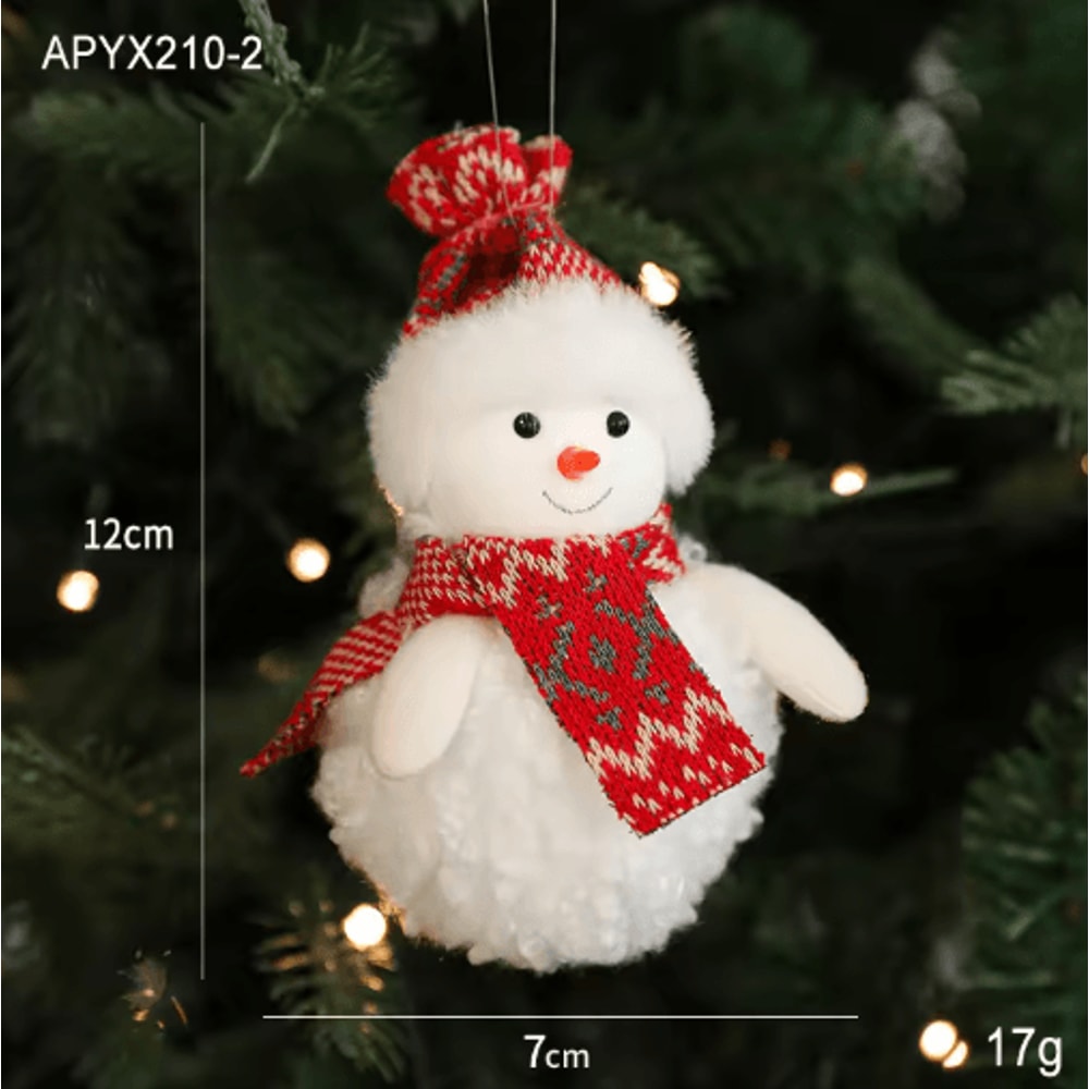 Angel Doll Christmas Tree Ornament Hanging Angel Plush Decoration For Holiday New Year 13