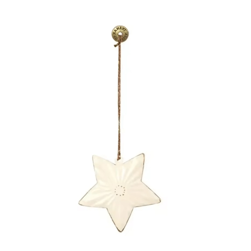 Nordic DoubleSided Christmas Tree Ornament Iron Angel Soldier Hanging Decoration 3