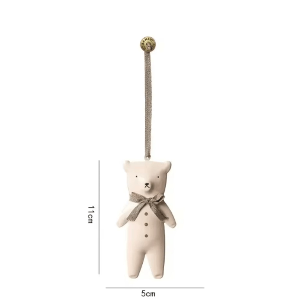 Nordic DoubleSided Christmas Tree Ornament Iron Angel Soldier Hanging Decoration 13