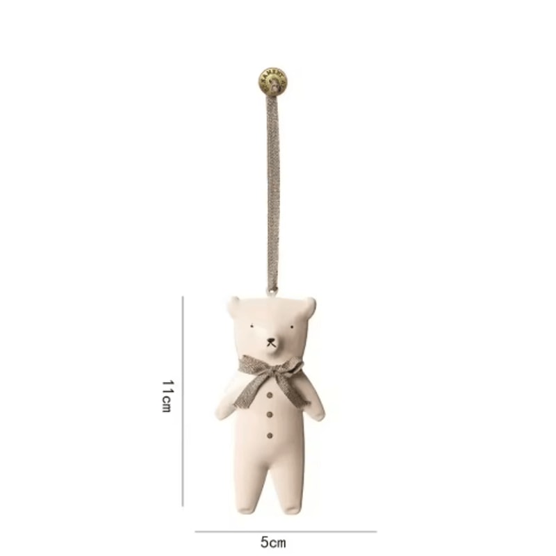 Nordic DoubleSided Christmas Tree Ornament Iron Angel Soldier Hanging Decoration 13