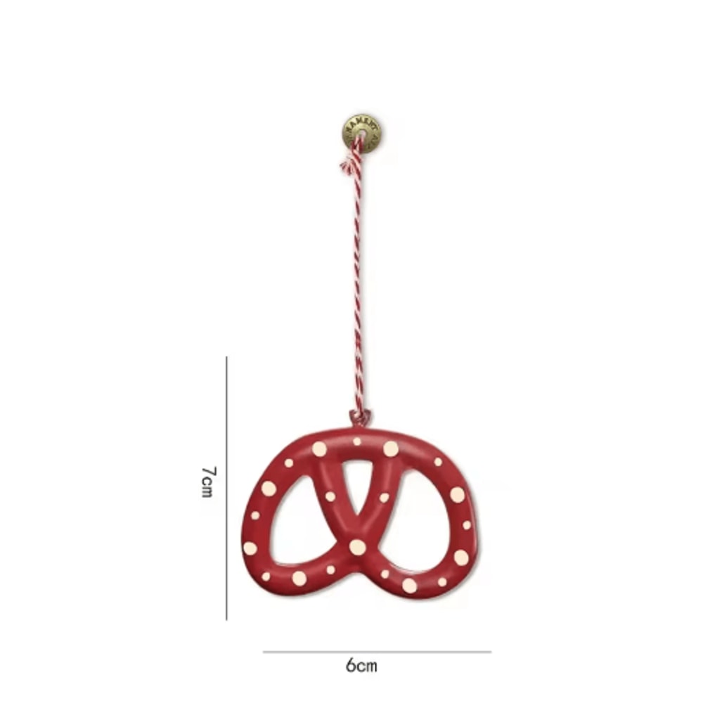 Nordic DoubleSided Christmas Tree Ornament Iron Angel Soldier Hanging Decoration 14