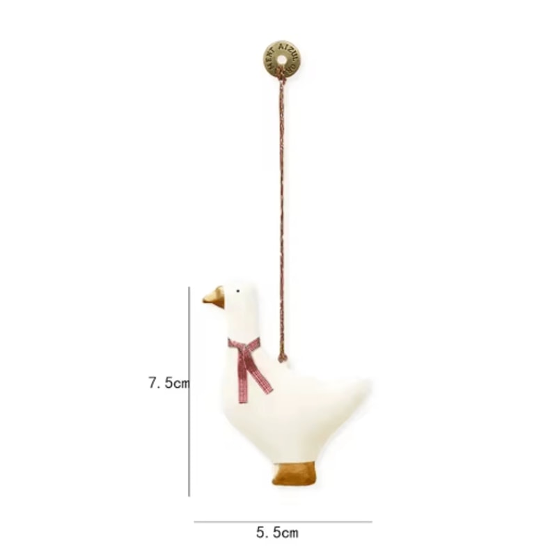 Nordic DoubleSided Christmas Tree Ornament Iron Angel Soldier Hanging Decoration 17