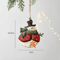 Nordic DoubleSided Christmas Tree Ornament Iron Angel Soldier Hanging Decoration 26