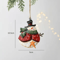 Nordic DoubleSided Christmas Tree Ornament Iron Angel Soldier Hanging Decoration 26