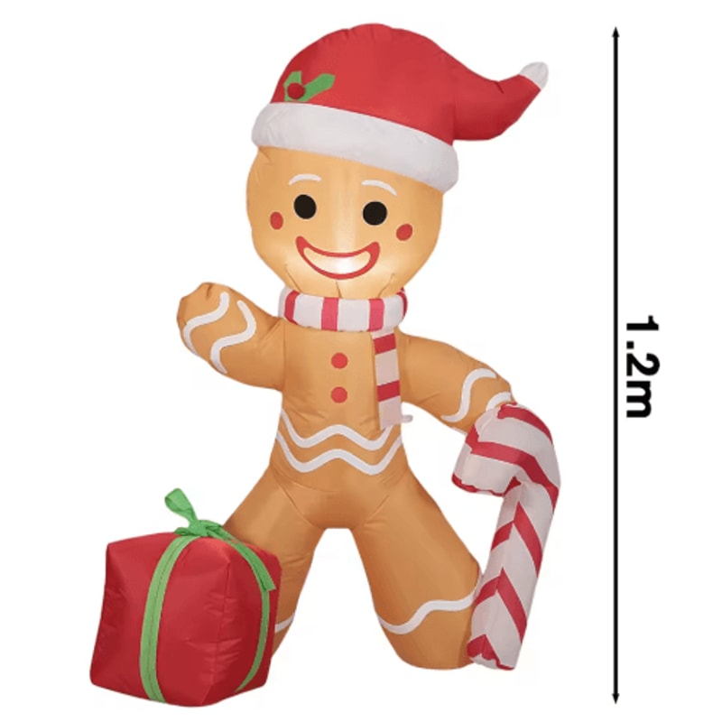 LED LightUp Christmas Inflatable Decoration Festive Outdoor Indoor Holiday Display 5