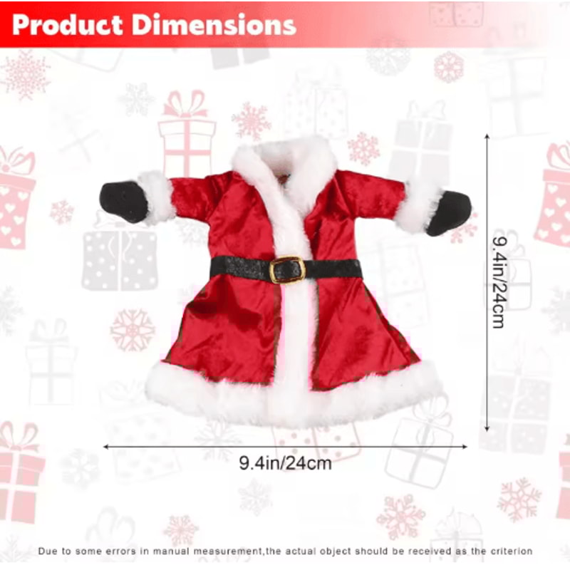 Santa Sweater Christmas Wine Bottle Cover Festive Holiday Wine Gift Holder 94 5