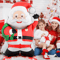 Standing Santa Foil Balloon Festive Christmas Party Decoration For Holiday New Year 0
