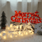 Merry Christmas LED Letter Light String Festive Fairy Garland For Holiday Home Decor 0
