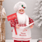 12Inch Chef Santa Christmas Figurine Standing Santa Holiday Kitchen Decoration 6