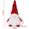 30cm Light Up Christmas Gnome Plush Sequined Hat Faceless Elf Tabletop Decoration 5