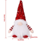 30cm Light Up Christmas Gnome Plush Sequined Hat Faceless Elf Tabletop Decoration 5