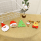 6Piece Felt Christmas Tree Ornament Set Cute Snowman Star Holiday Decorations 2