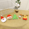 6Piece Felt Christmas Tree Ornament Set Cute Snowman Star Holiday Decorations 2