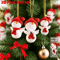 16Piece Snowman Christmas Ornament Set Cute Red White Angel Snowman Decorations 2