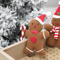 3Piece Gingerbread Man Christmas Ornaments Plush Holiday Tree Table Decorations 4