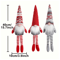 Nordic Christmas Gnome Plush Doll And Faceless Holiday Tabletop Decoration 7