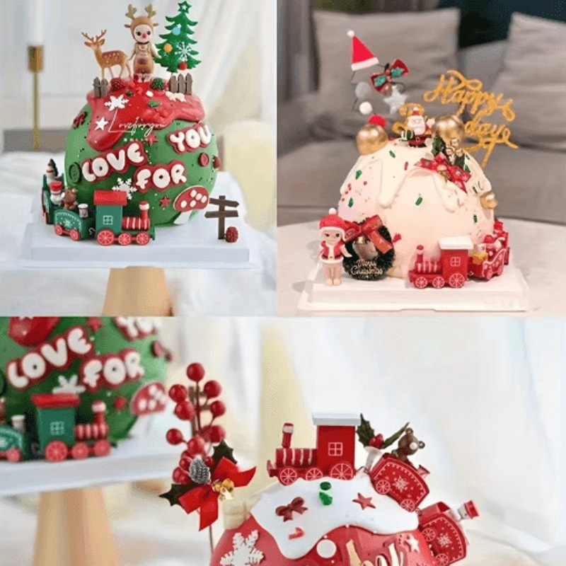 Festive Christmas Train Ornament Merry Christmas Tree Decoration For Kids 6