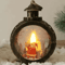 Retro Christmas Night Light Ornament Luminous Holiday Pendant And Table Decor 4