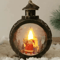 Retro Christmas Night Light Ornament Luminous Holiday Pendant And Table Decor 4