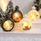 Retro Christmas Night Light Ornament Luminous Holiday Pendant And Table Decor 9